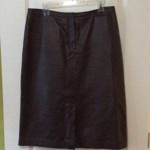 Leather Skirt
